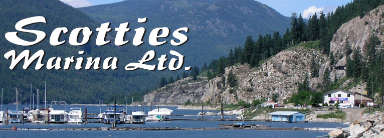 Panorama View of Lower Arrow Lake at Scotties Marina Panorama View of Lower Arrow Lake at Scotties Marina