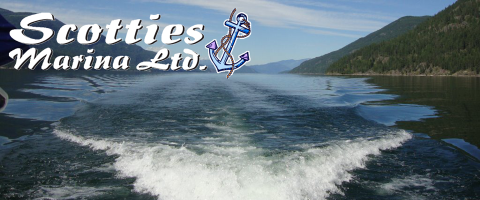 View of Lower Arrow Lake at Scotties Marina